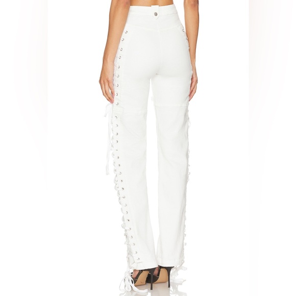 I.AM.GIA White Lace Up Holly Pant XXS - Picture 4 of 16